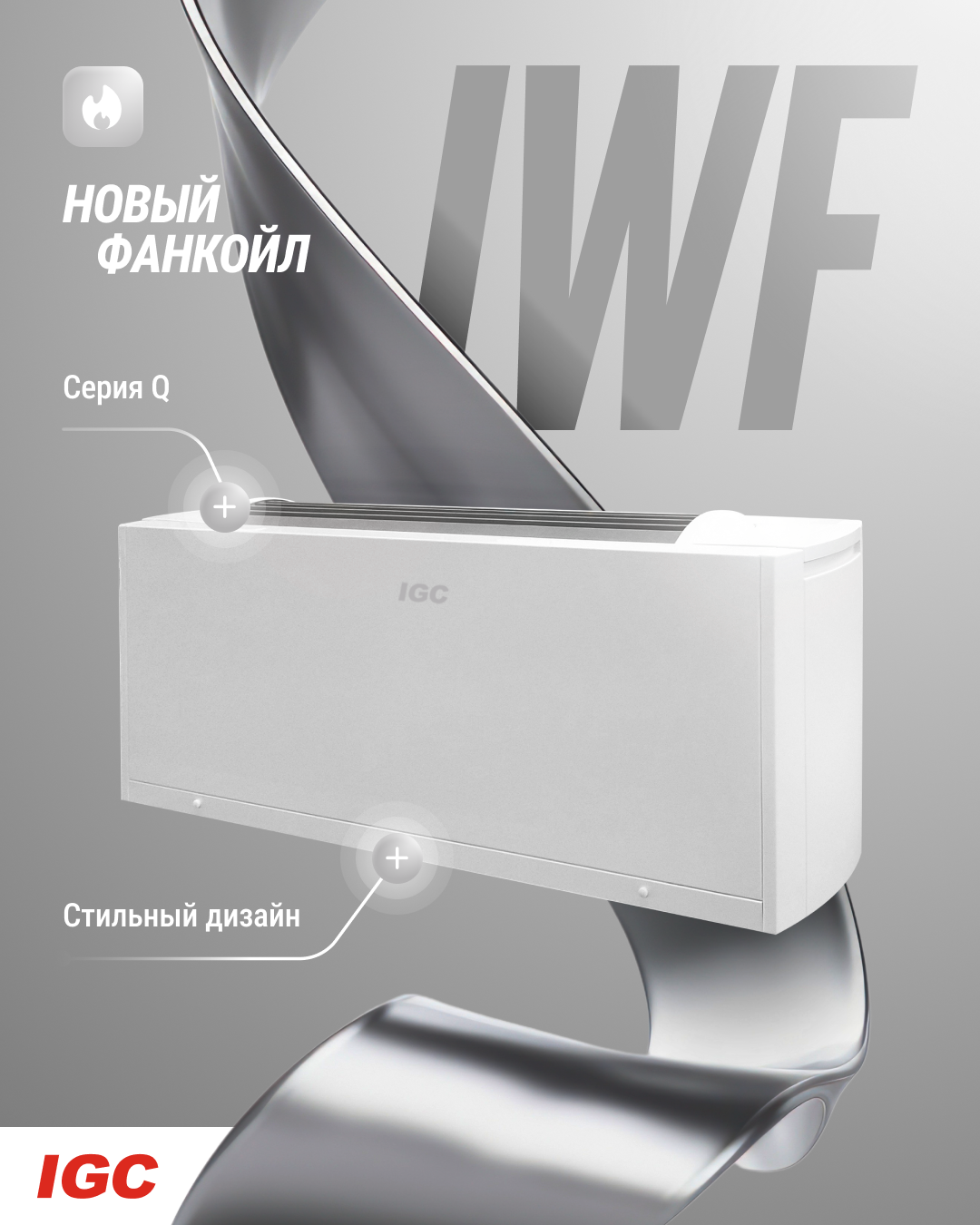 Фанкойлы настенные, серия Q